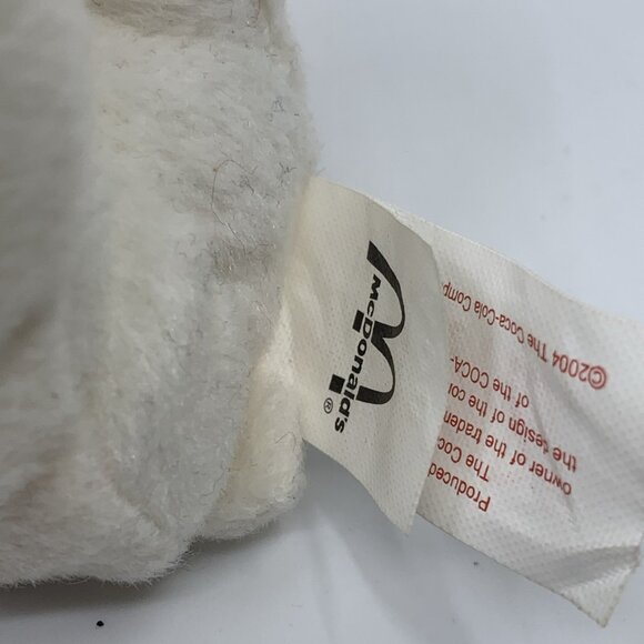 3 2004 Coca-Cola McDonalds Mini Plush Polar Bears 3-4" Christmas Ear Muffs Vtg - Picture 12 of 12